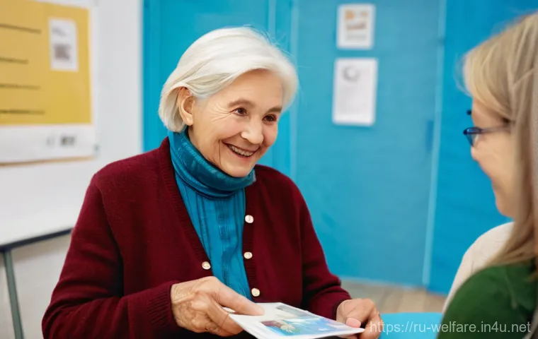사회복지 리스크 관리 - A Russian mother, in her early 30s, wearing comfortable everyday clothes like jeans and a sweater, s...